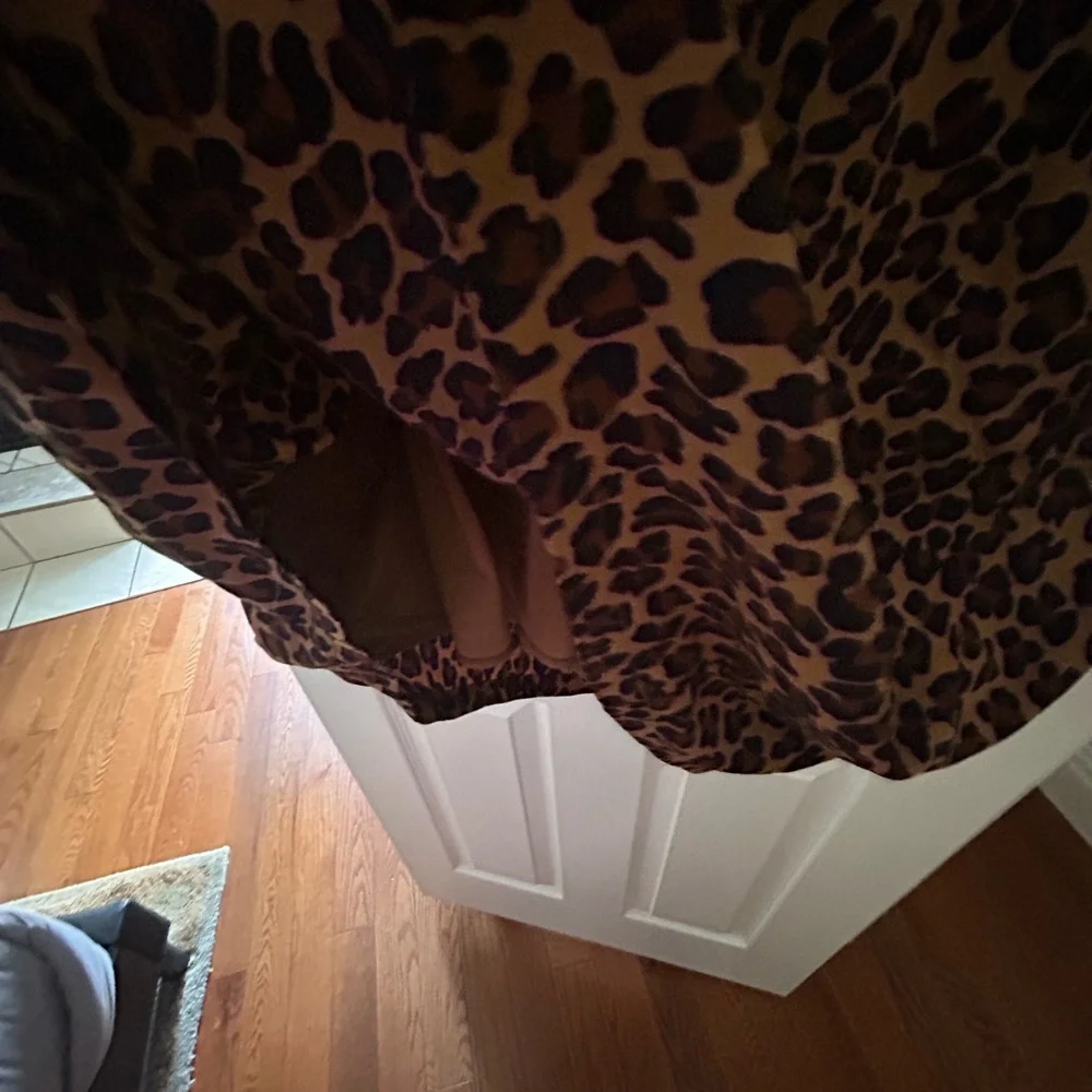 Leopard / cheetah Print Women’s Dress - Brown Old Navy - Picture 6 of 7